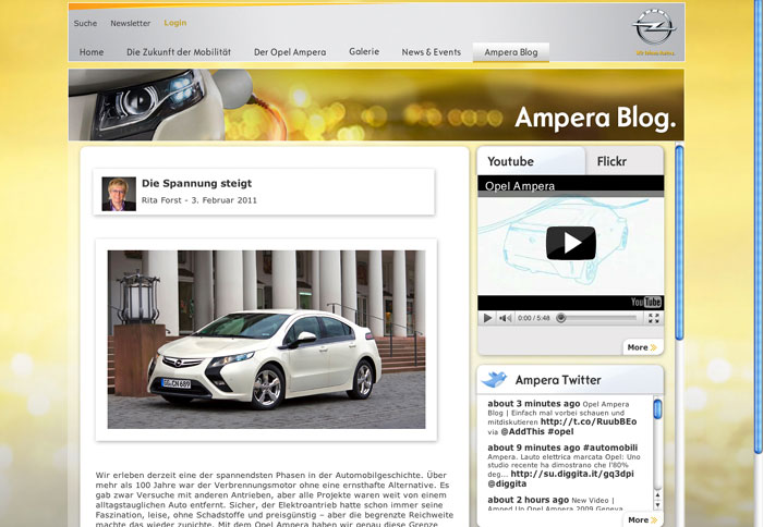 Το Blog του Νέου Opel Ampera 