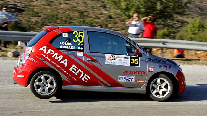 Η ARMA RALLY TEAM (ART), αγωνιστική ομάδα της ΑΡΜΑ ΕΠΕ,  επίσημου εμπόρου NISSAN με έδρα τη Λάρισα.