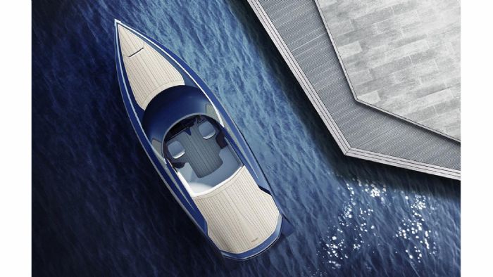 Η Aston Martin σε συνεργασία με την ολλανδική Quintessence Yachts, ανακοίνωσε πως θα κατασκευάσει το σκάφος AM37, με το «37» του ονόματος να υποδηλώνει τα πόδια του μήκους του (11,3 μέτρα).