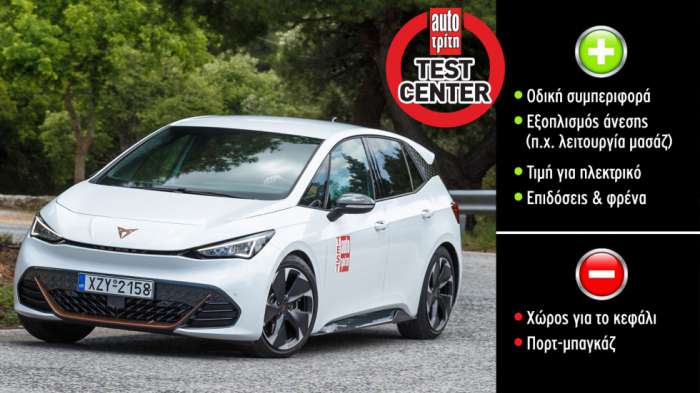 Ηλεκτρικό CUPRA Born με 231 PS στα 35 χιλιάρικα: Αξίζει τα λεφτά του; 