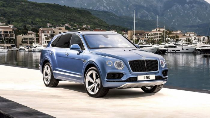 Η Bentayga είναι το πρώτο μοντέλο της Bentley που εφοδιάζεται με πετρελαιοκινητήρα.