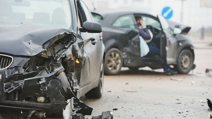 Τροχαίο ατύχημα με 4 οχήματα στην Αττική Οδό το μεσημέρι της Δευτέρας 3/4 στο ρεύμα προς αεροδρόμιο. (Εικόνα αρχείου)