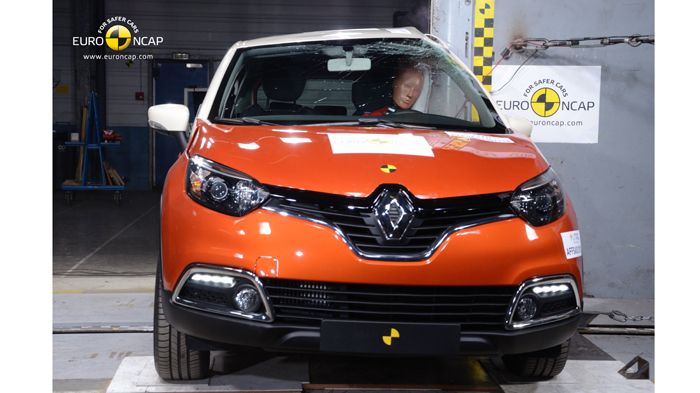 Στον τομέα της προστασίας ενηλίκων, το Renault Captur έλαβε ποσοστό 88%. 
