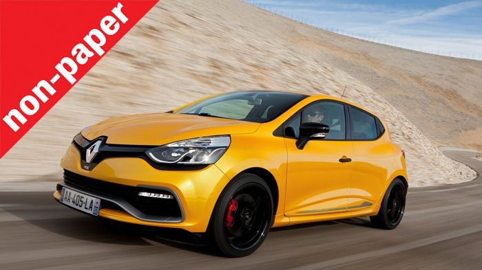 To εικονιζόμενο Renault Clio RS αποτελεί την κορυφαία έκδοση του μικρού γαλλικού μοντέλου. 