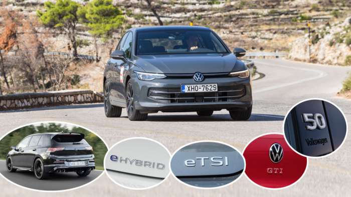 VW Golf: Blackjack σε κινητήρες και εκδόσεις, βγαίνει σε 21 επιλογές 