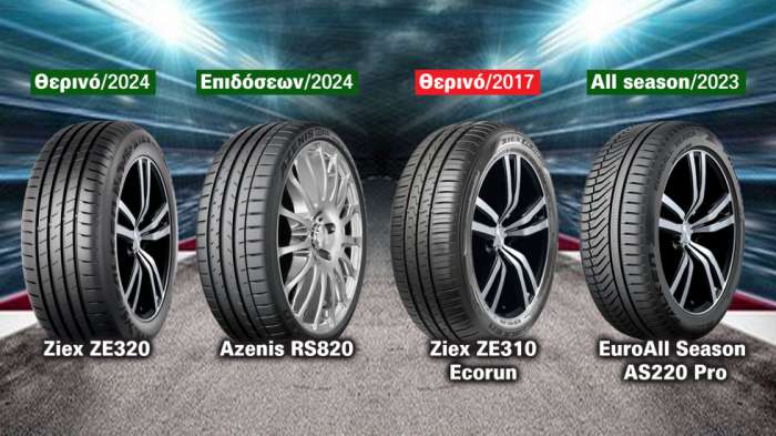 Falken Vs Falken: Πού διαφέρουν μεταξύ τους τα λάστιχα της Falken;