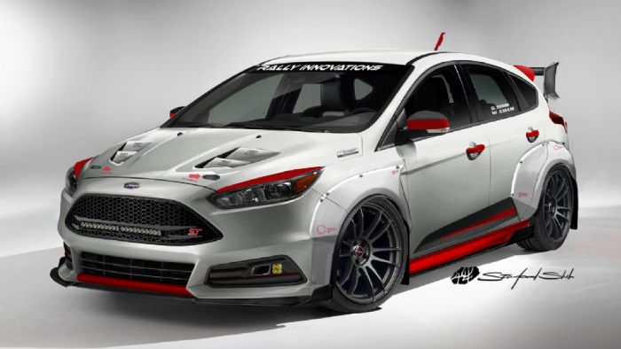 Στην έκθεση της SEMA η Ford σε συνεργασία με την Rally Innovations δημιούργησαν ένα ιδιαίτερο και αγωνιάρικο Focus ST. 