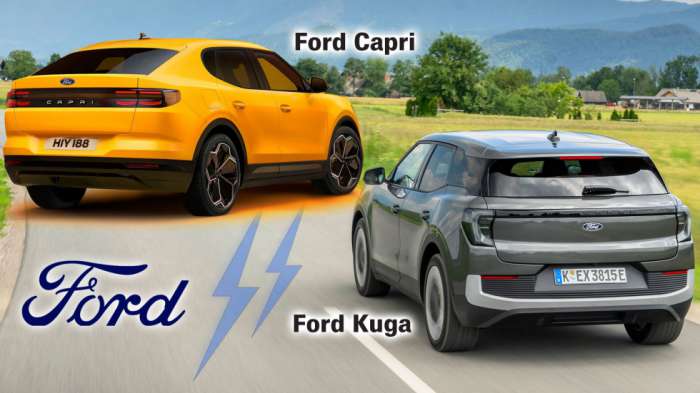 Νέα ηλεκτρικά Ford Capri και Explorer - Ομοιότητες και διαφορές