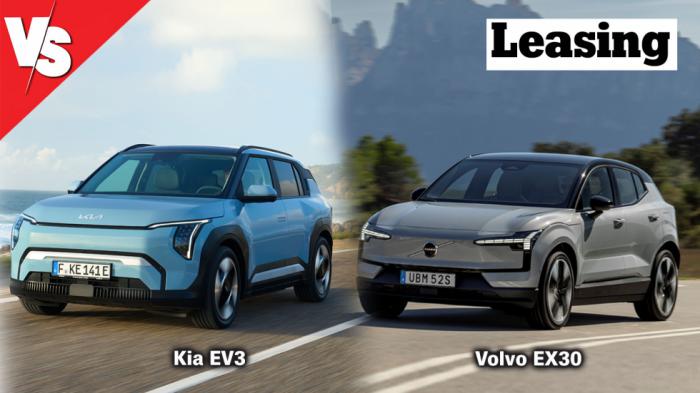 Ηλεκτρικά SUV πόλης με leasing: Kia EV3 (204 PS) ή Volvo EX30 (272 PS); 