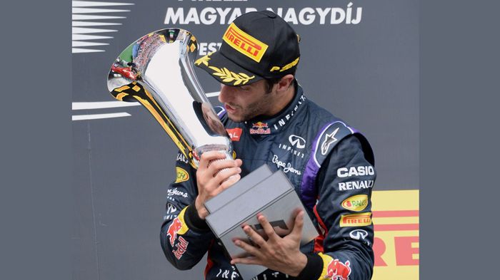 Αλλη μια εκπληκτική μέρα για τον Daniel Ricciardo της Red Bull Racing-Renault. Στην Ουγγαρία πήρε επάξια τη 2η φετινή του νίκη.