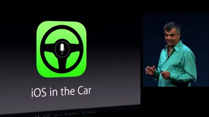 Η εφαρμογή του «iOS in the car» θα διατίθεται από το 2014 σε αρκετές αυτοκινητοβιομηχανίες.