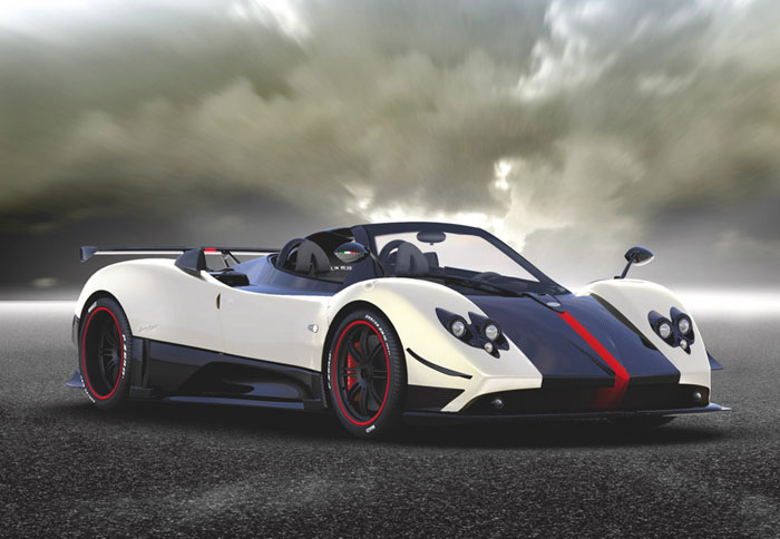 To Pagani Zonda Cinque Roadster.