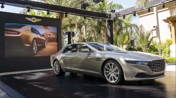 Η Aston Martin Lagonda παρουσιάστηκε σε εκδήλωση στο Ντουμπάι, εκεί που θα πωλείται ως Lagonda Taraf.