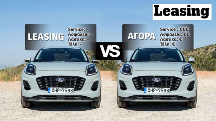 Αυτοκίνητο με leasing VS αγορά: Πόσα χρήματα γλιτώνω στην 4ετία;  