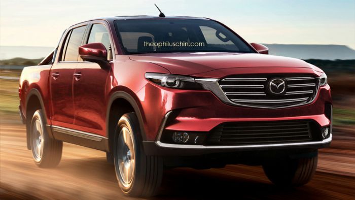 Έτσι θα μοιάζει το pick up της Mazda αν τελικά ακολουθήσει τη σχεδιαστική φιλοσοφία της μάρκας, όπως αυτή εκφράζεται στα αμιγώς επιβατικά της μοντέλα.