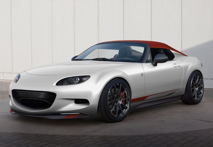 To εντυπωσιακό Mazda MX-5 Spyder, που όμως είναι πολύ πιθανό να μην περάσει στην παραγωγή. 