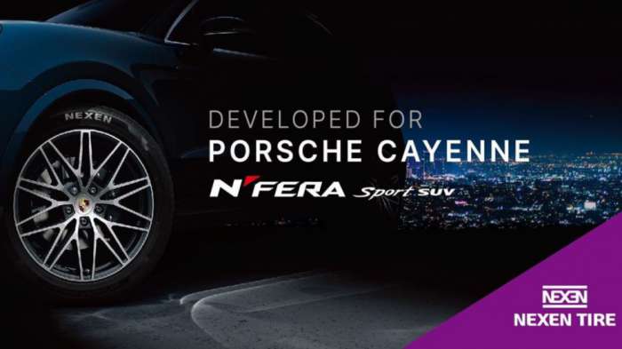 Porsche Cayenne: Με Nexen N' Fera Sport SUV σε λάστιχα 1ης τοποθέτησης 