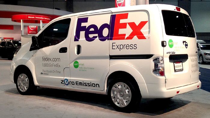 Η FedEx ξεκίνησε την πιλοτική δοκιμή του Nissan e-NV200 κάτω από πραγματικές συνθήκες χρήσης στην Ουάσιγκτον και το Ρίο ντε Τζανέιρο.