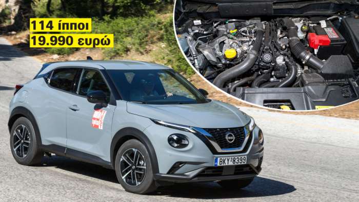 Nissan Juke: Το πιο ισχυρό μικρό SUV έως 20.000 ευρώ 