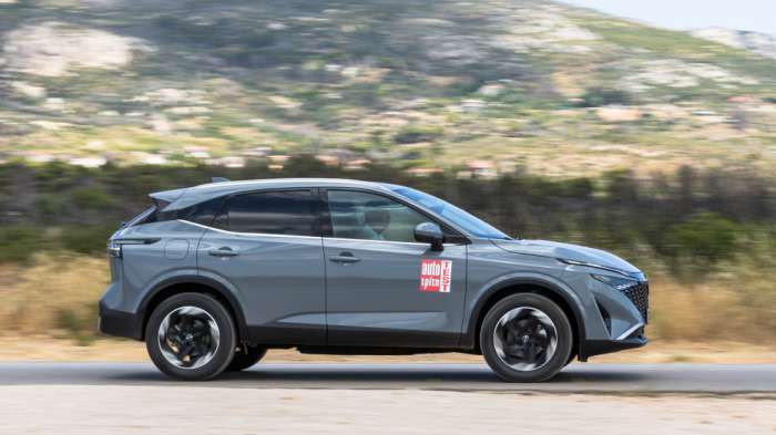 Τα 240 Nm ροπής του Nissan Qashqai έρχονται σε αρκετά μεγάλος εύρος στροφών, που σημαίνει ότι δεν χρειάζεται συχνή επαφή με τον ακριβή επιλογέα του 6-τάχυτου κιβωτίου.