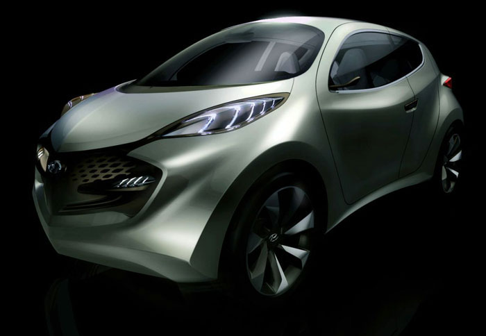 Το ix-Metro Electric Hybrid CUV Concept της Hyundai στο «πράσινο» περίπτερο της Hyundai στη Φρανκφούρτη