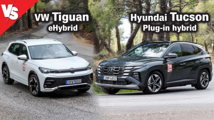 Hyundai Tucson ή 10 χιλιάρικα ακριβότερο VW Tiguan και με 50 άλογα λιγότερα; 