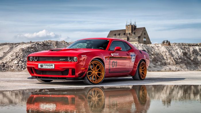 Το αναβαθμισμένο Dodge Challenger Hellcat της Prior-Design εντυπωσιάζει με την επιθετική εμφάνισή του.