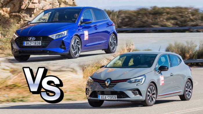 Ήπια υβριδικό ή LPG; Hyundai i20 ή Renault Clio;  