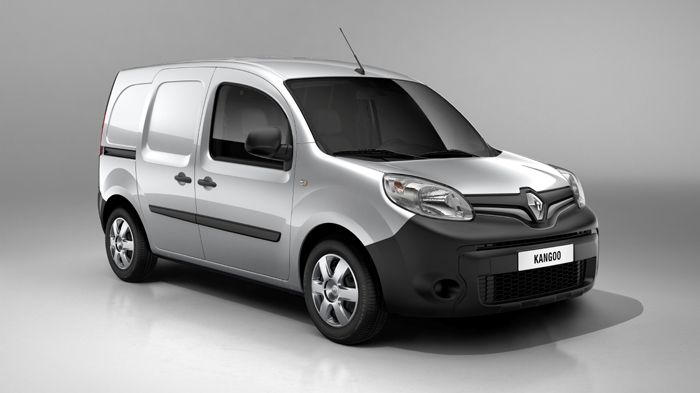 To ανανεωμένο Renault Kangoo Van εμφανίζει μια πλήρως διαφοροποιημένη αισθητική με πολλαπλές αλλαγές στο εμπρόσθιο τμήμα του αμαξώματος του.