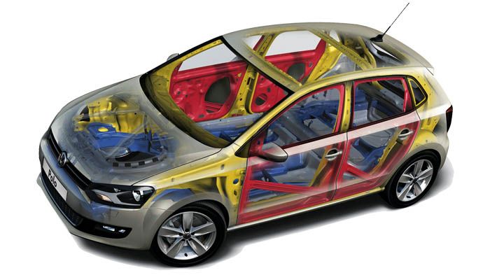 Πεντάστερο στον EuroNCAP είναι και το VW Polo, το οποίο διαθέτει πλήρες σετ αερόσακων και ενισχυμένο αμάξωμα που κρατάει προφυλαγμένους του επιβάτες στο εσωτερικό.