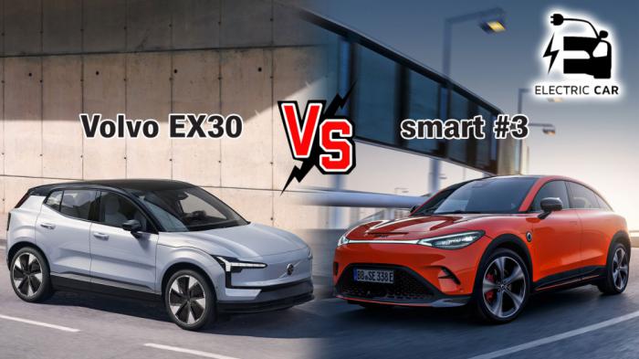 Ηλεκτρικά SUV με 272 άλογα και συγγενές DNA: smart #3 vs Volvo EX30 