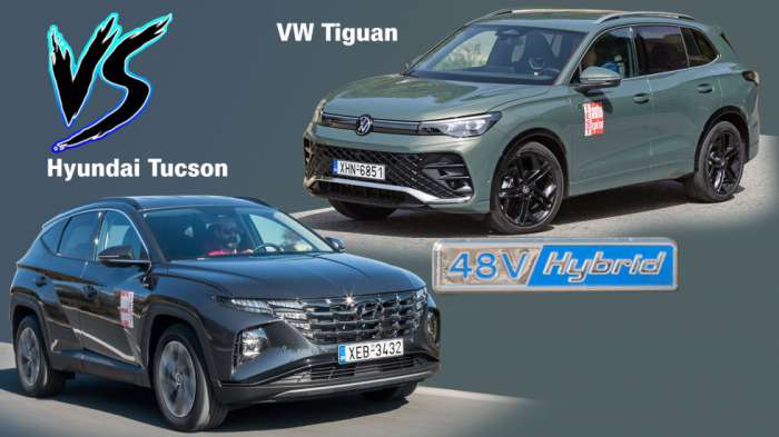 Hyundai Tucson με 180 άλογα ή VW Tiguan με 150 PS & αυτόματο κιβώτιο; 