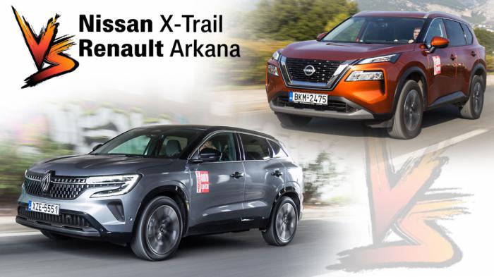 Συγκριτική δοκιμή SUV: Μικρομεσαίο Renault Austral ή μεσαίο Nissan X-Trail;