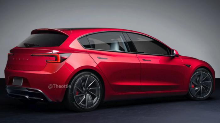 Η εκδοχή ενός Tesla Model 3 Hatchback από σχεδιαστή