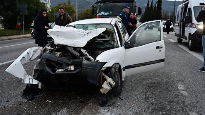 Τραγικό τροχαίο δυστύχημα στην Κατεχάκη με 3 νεκρούς & 2 τραυματίες 