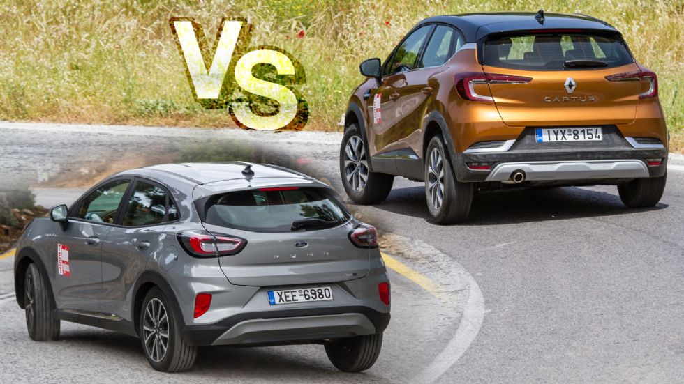 B-SUV με 20.000€: Ford Puma Vs Renault Captur