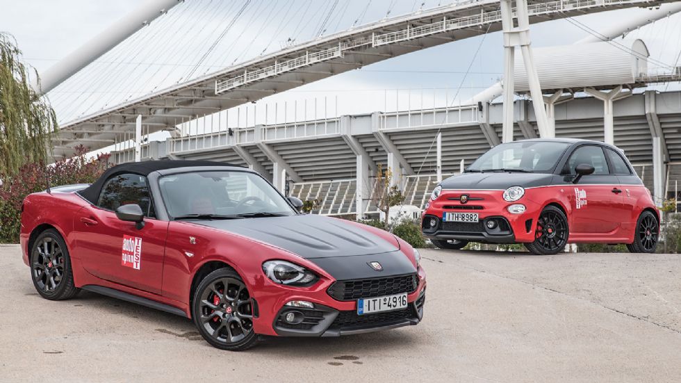 Το Αbarth 124 Spider έρχεται να πλαισιώσει το «ειδικό» Abarth 595 Competizione αποτελώντας τις δυο πιο ειδικές προτάσεις της Abarth σήμερα. ¶λλωστε δεν υπάρχει άλλο μίνι με σπορ χαρακτήρα και 180 άλογ