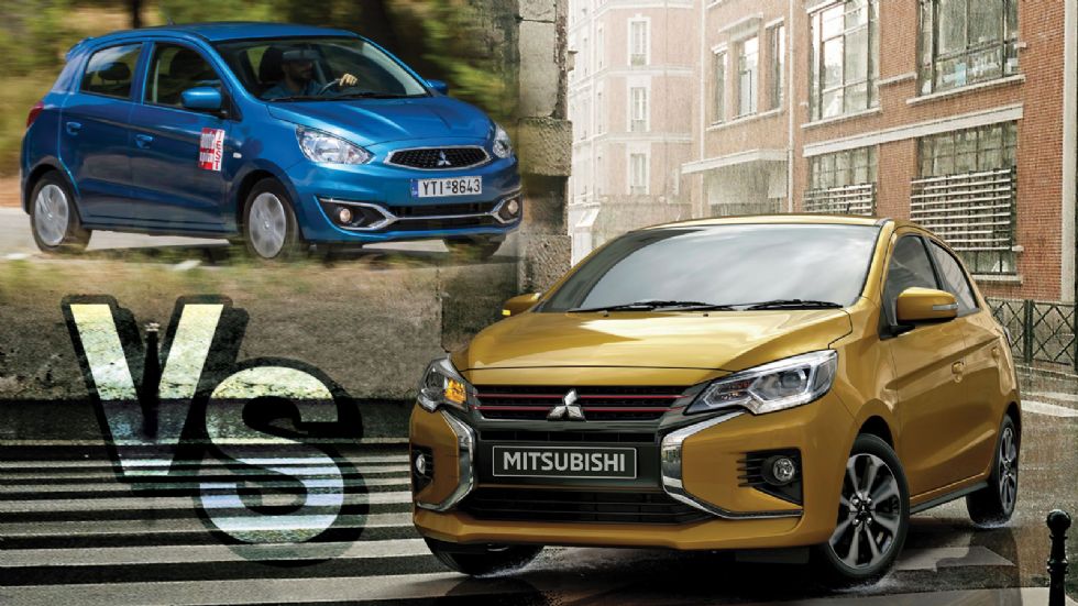 New Vs Old: Νέο Mitsubishi Space Star απέναντι στο παλιό