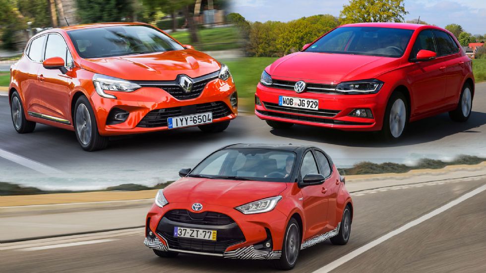 Το νέο υβριδικό Yaris απέναντι στα Clio LPG & Polo CNG