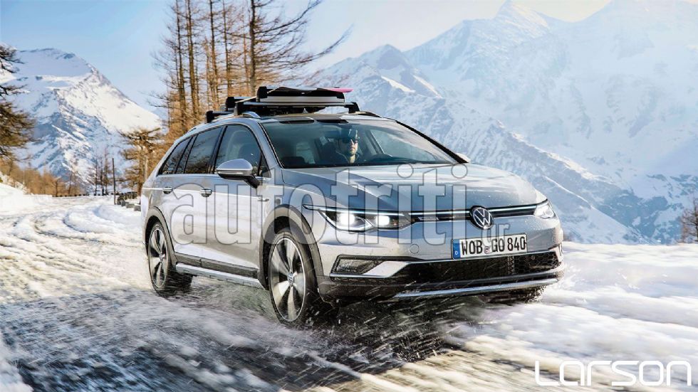 Golf Alltrack: Τα στέισον δεν τα ζητάει τόσο ο κόσμος, τα SUV το αντίθετο όμως. Για αυτό η VW θα προσφέρει το Golf Alltrack στο οποίο η 4κίνηση θα είναι στάνταρ.	