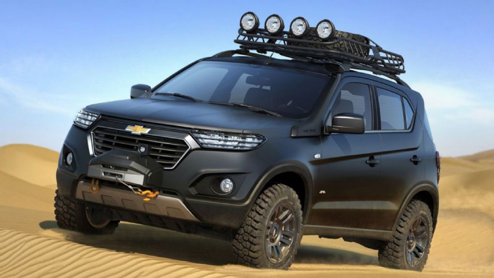 To Chevrolet Niva Concept ουσιαστικά προέβλεψε το πεντάθυρο μέλλον του Niva.