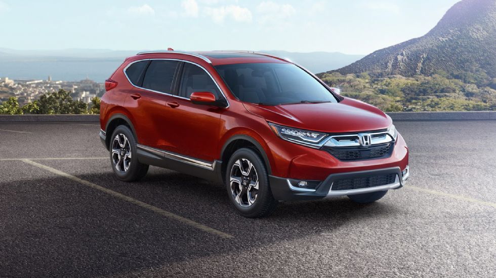 Το νέο Honda CR-V έχει πιο χαρακτηριστική εμφάνιση, ενώ οι επιρροές του από το νέο Civic είναι εμφανείς.