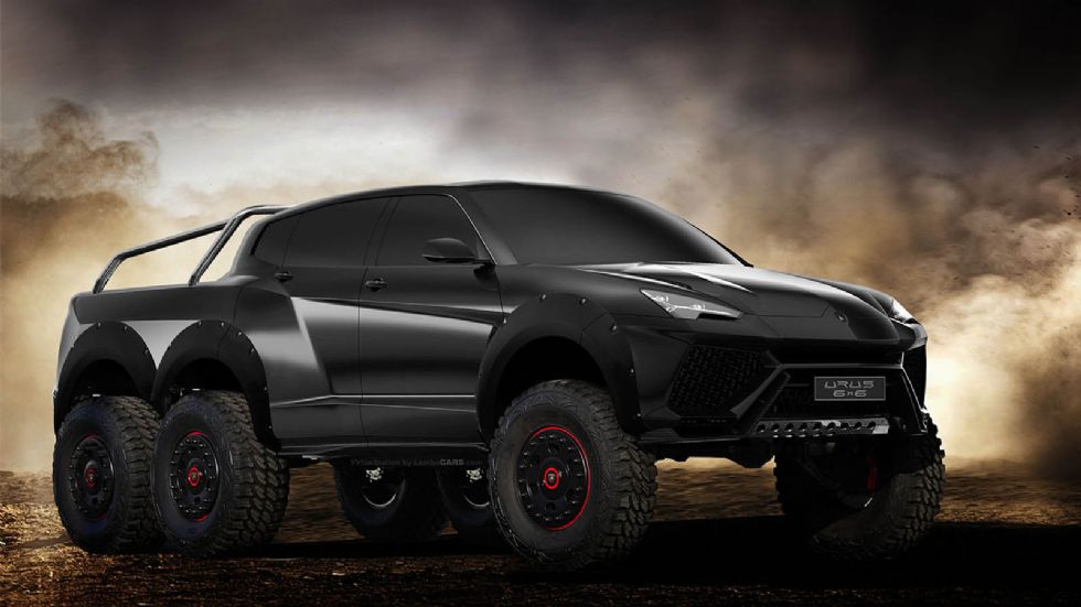 Οι σχεδιαστές για να δημιουργήσουν την Urus 6X6 χρησιμοποίησαν ως βάση την Mercedes-Benz G63 AMG 6x6 