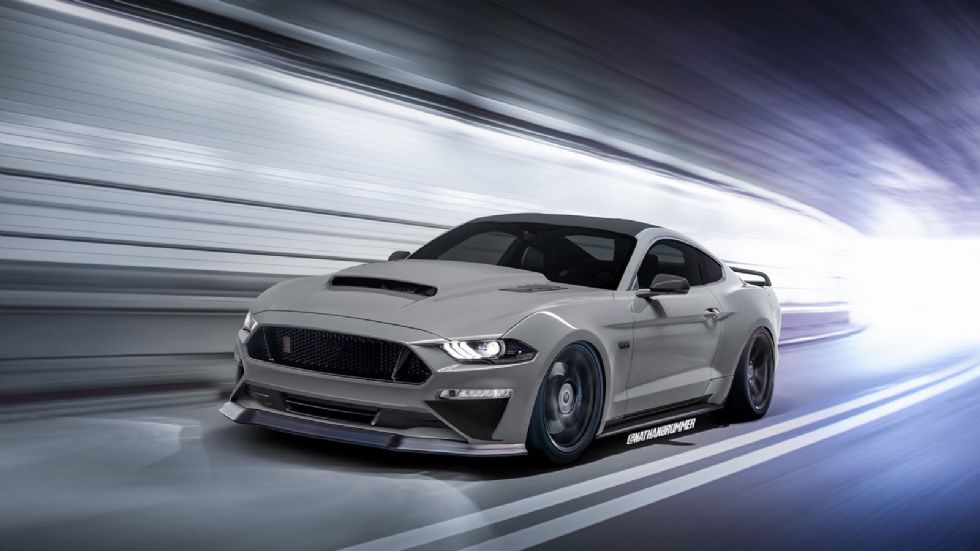 To έργο του Nathan Brummer για την Shelby GT500 Mustang του 2019. 