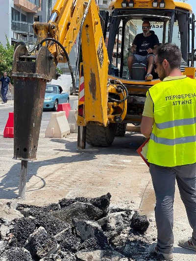 Eπιδιορθώνεται η νησίδα-παγίδα θανάτου στα Καμίνια 