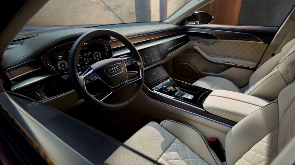 Aνανεωμένο Audi A8: Νέα γρίλια, πιο hi-tech & σε S line έκδοση