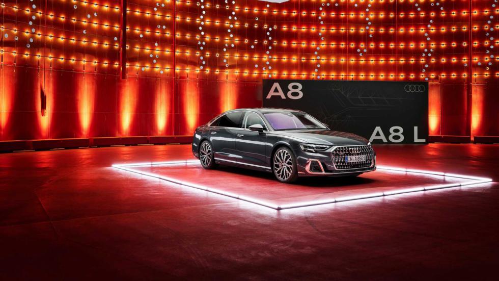 Aνανεωμένο Audi A8: Νέα γρίλια, πιο hi-tech & σε S line έκδοση