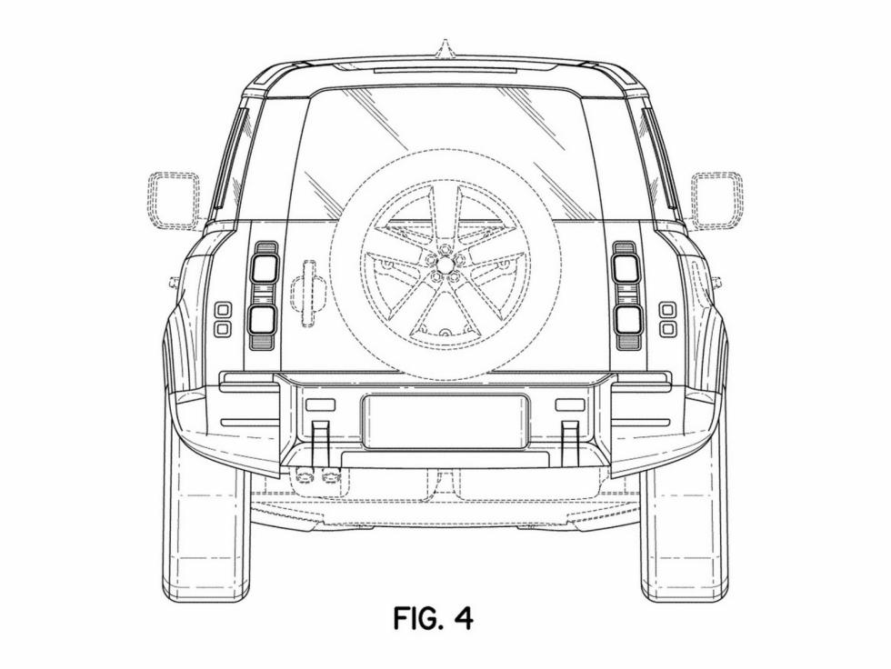 Σκίτσα αποκαλύπτουν το Land Rover Defender 130