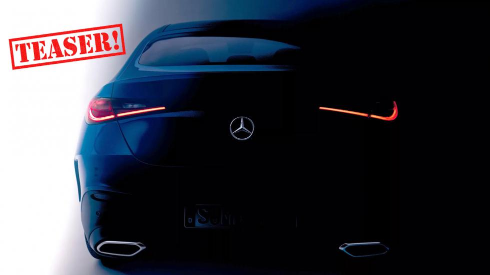 Η teaser εικόνα της ανανεωμένης GLC Coupe.