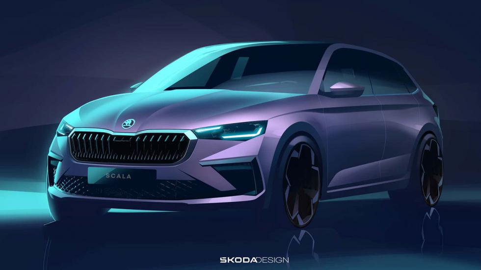 Πρώτες εικόνες για τα ανανεωμένα Skoda Scala και Kamiq